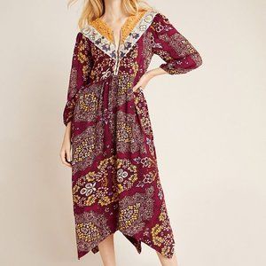 NWT Anthropologie Meredith Embroidered Max…